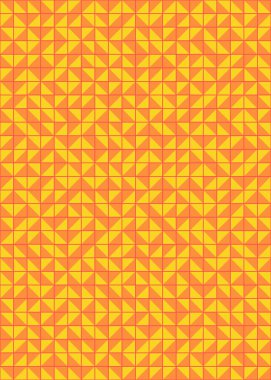 Soyut Geometrik Desen, üretken hesaplama sanatı çizimi