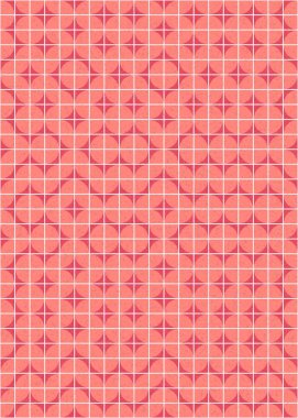 Soyut Geometrik Desen üretken hesaplama sanatı çizimi