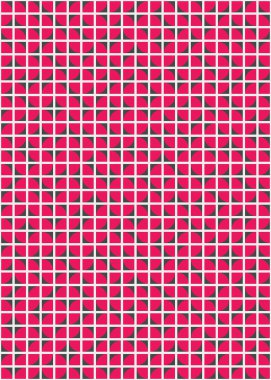 Soyut Geometrik Desen, üretken hesaplama sanatı çizimi