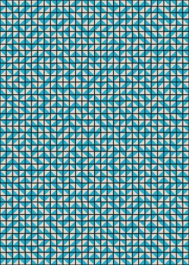 Soyut Geometrik Desen üretken hesaplama sanatı çizimi