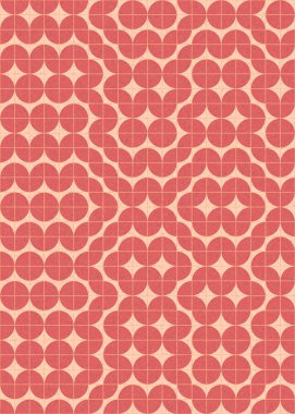 Soyut Geometrik Desen üretken hesaplama sanatı çizimi