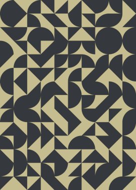 Soyut Geometrik Desen üretken hesaplama sanatı çizimi