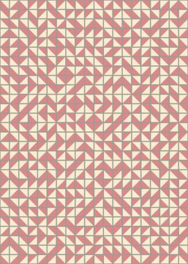 Soyut Geometrik Desen, üretken hesaplama sanatı çizimi