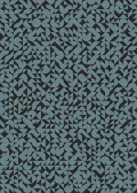 Soyut Geometrik Desen üretken hesaplama sanatı çizimi