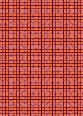 Soyut Geometrik Desen üretken hesaplama sanatı çizimi