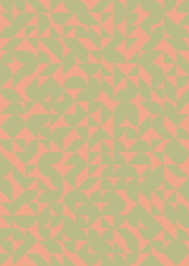 Soyut Geometrik Desen, üretken hesaplama sanatı çizimi