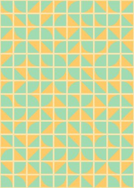 Soyut Geometrik Desen üretken hesaplama sanatı çizimi