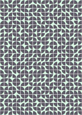 Soyut Geometrik Desen, üretken hesaplama sanatı çizimi