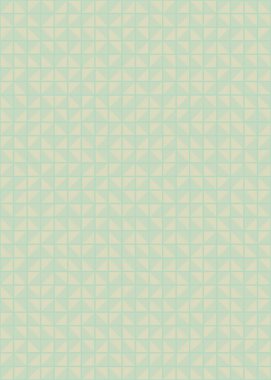 Soyut renk geometrik mozaik desen üretici hesaplama sanatı illüstrasyonu, fayans renk parçalarının taklit edilmesi