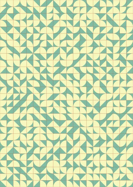 Soyut Geometrik Desen, üretken hesaplama sanatı çizimi