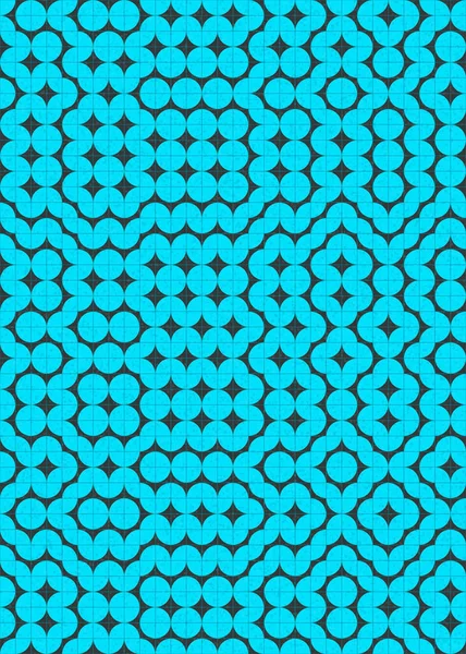 Soyut Geometrik Desen üretken hesaplama sanatı çizimi