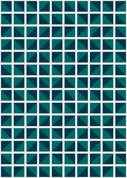 Abstrakte Farbe Geometrische Mosaik Muster Generative Computergestützte Kunst Illustration Nachahmung — Stockvektor