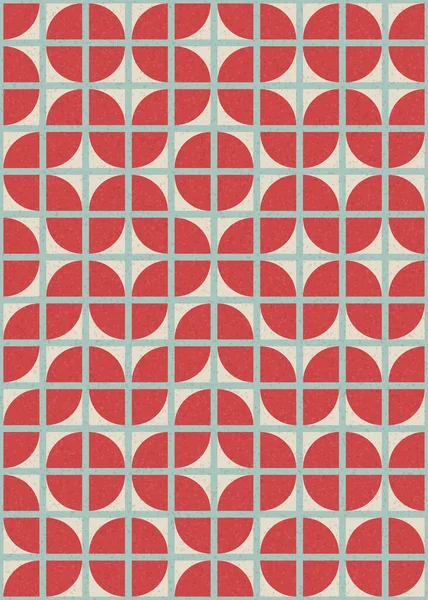 Abstrakte Geometrische Muster Generative Computergestützte Kunstillustration — Stockvektor