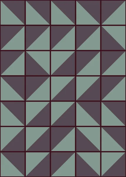 Ilustrasi Seni Komputasi Generatif Mosaik Geometris Warna Abstrak Tiruan Potongan - Stok Vektor