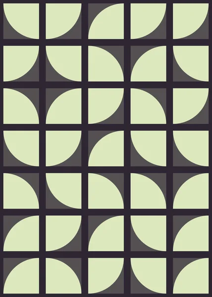 Abstrakt Färg Geometriska Mosaik Mönster Generativ Beräknande Konst Illustration Imitation — Stock vektor