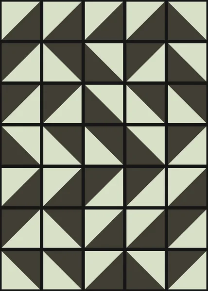 抽象色幾何学モザイクパターン生成計算アートイラスト タイルの色の作品の模倣 — ストックベクタ
