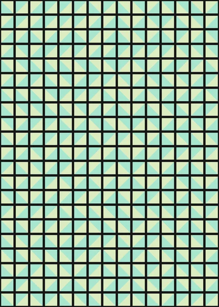 Abstrakt Färg Geometriska Mosaik Mönster Generativ Beräknande Konst Illustration Imitation — Stock vektor