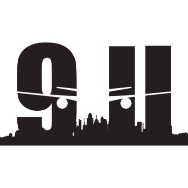 9.11 Vatanseverlik Günü ABD. 11 Eylül. Anma günü. Görüntü