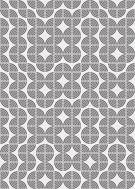 Soyut Geometrik Desen üretken hesaplama sanatı çizimi