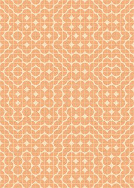 Soyut Geometrik Desen üretken hesaplama sanatı çizimi