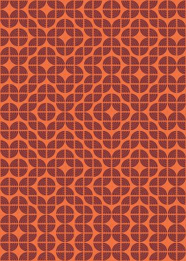 Soyut Geometrik Desen üretken hesaplama sanatı çizimi