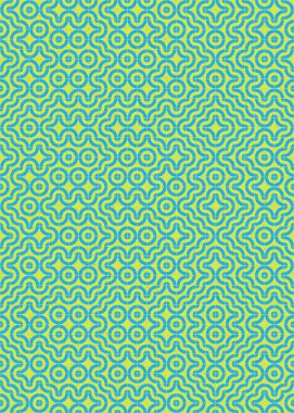 Soyut Geometrik Desen üretken hesaplama sanatı çizimi