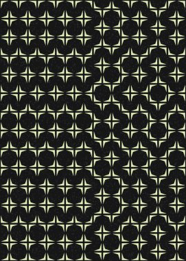 Soyut Geometrik Desen üretken hesaplama sanatı çizimi