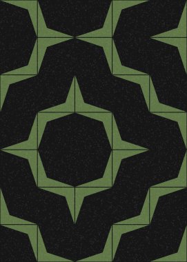 Soyut Geometrik Desen üretken hesaplama sanatı çizimi