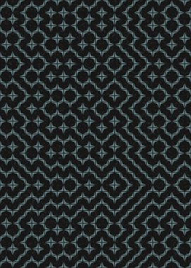 Soyut Geometrik Desen üretken hesaplama sanatı çizimi