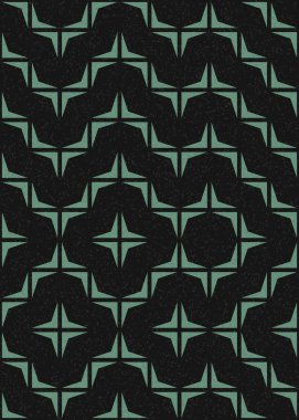 Soyut Geometrik Desen üretken hesaplama sanatı çizimi