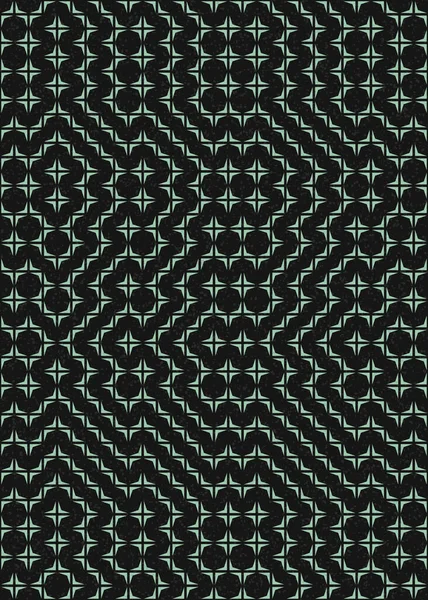 Abstrakte Geometrische Muster Generative Computergestützte Kunstillustration — Stockvektor