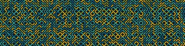 Soyut Geometrik Desen üretken hesaplama sanatı çizimi 