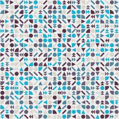 Soyut Geometrik Desen üretken hesaplama sanatı çizimi  