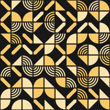 Soyut Geometrik Desen, üretken hesaplama sanatı çizimi 