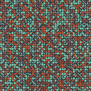 Soyut Geometrik Desen üretken hesaplama sanatı çizimi  