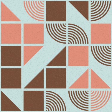 Soyut Geometrik Desen, üretken hesaplama sanatı çizimi 