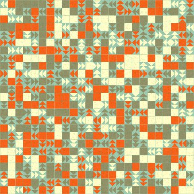 Soyut Geometrik Desen üretken hesaplama sanatı çizimi 