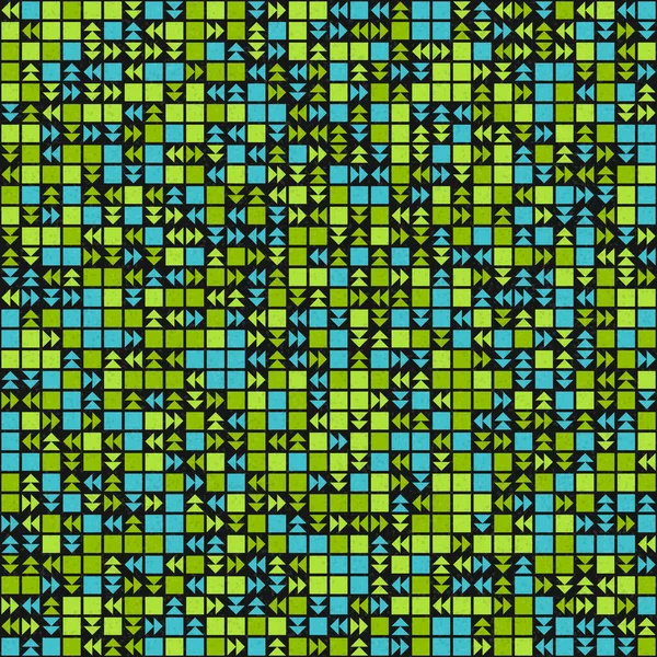 Resumen Del Patrón Geométrico Ilustración Arte Computacional Generativo — Vector de stock