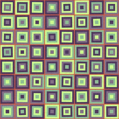 Soyut Geometrik Desen üretken hesaplama sanatı çizimi