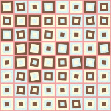 Soyut Geometrik Desen üretken hesaplama sanatı çizimi  