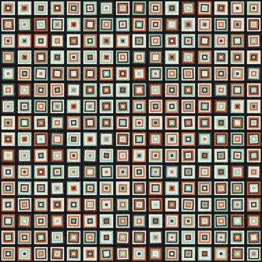Soyut Geometrik Desen üretken hesaplama sanatı çizimi
