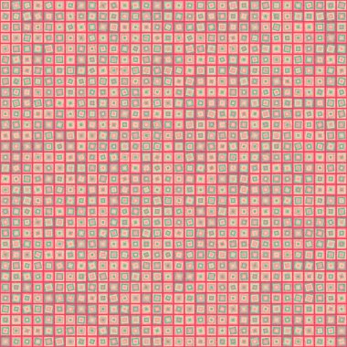 Soyut Geometrik Desen üretken hesaplama sanatı çizimi