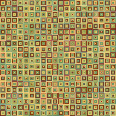 Soyut Geometrik Desen üretken hesaplama sanatı çizimi