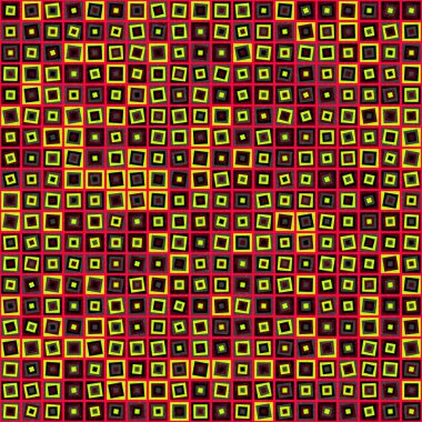 Soyut Geometrik Desen üretken hesaplama sanatı çizimi 