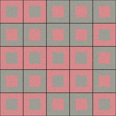 Soyut Geometrik Desen üretken hesaplama sanatı çizimi