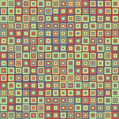 Soyut Geometrik Desen üretken hesaplama sanatı çizimi  