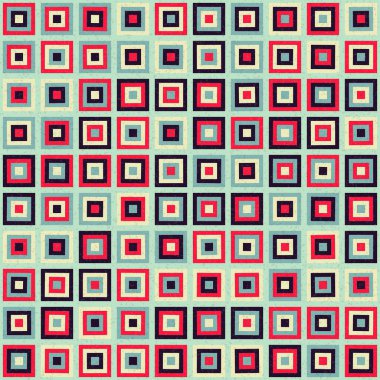 Soyut Geometrik Desen üretken hesaplama sanatı çizimi