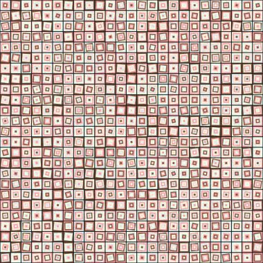 Soyut Geometrik Desen üretken hesaplama sanatı çizimi