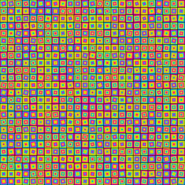 Abstrakte Geometrische Muster Generative Computergestützte Kunstillustration — Stockvektor