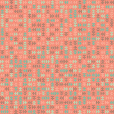 Soyut renk geometrik mozaik desen üretken hesaplama sanatı çizimi, fayans rengi parçalarının taklidi